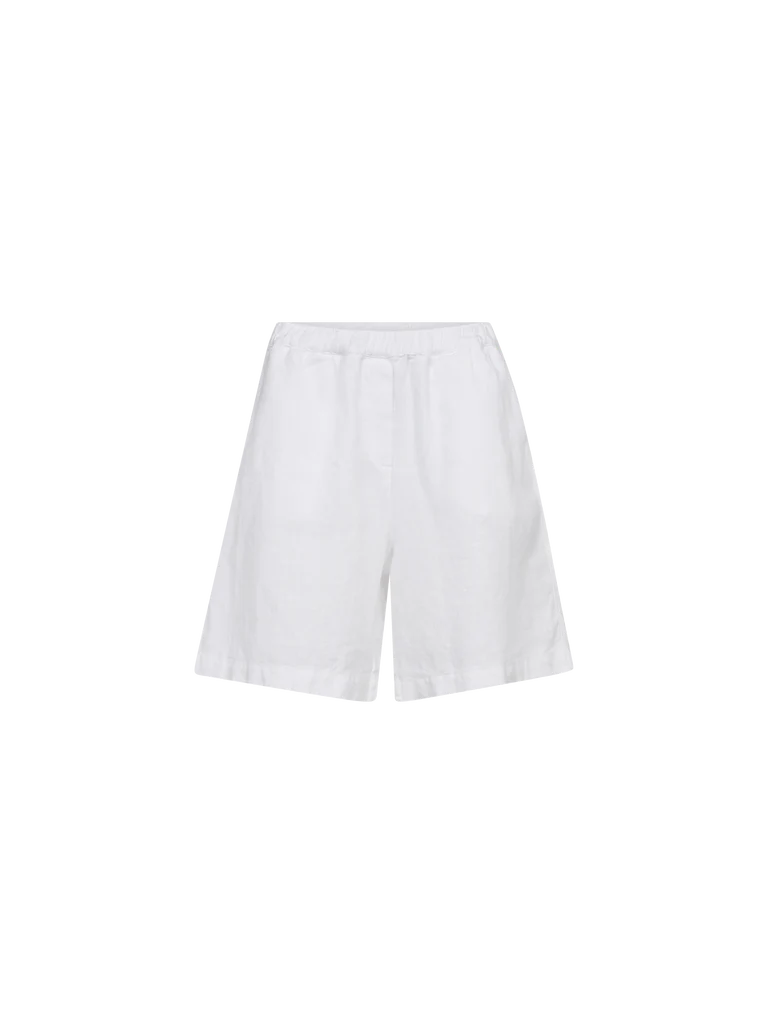 Mos Mosh Emmie linen Bermuda short - white