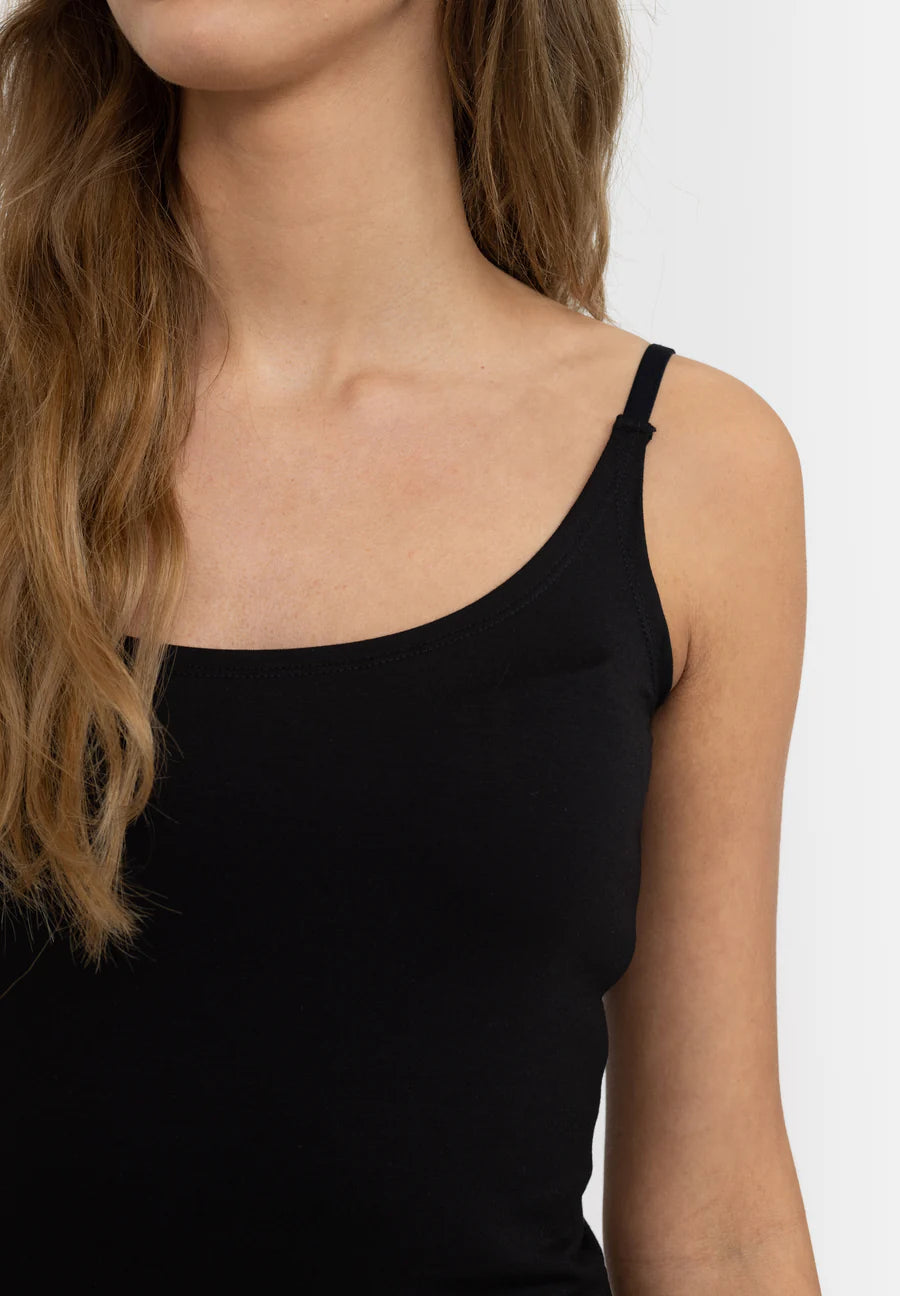 Esme Studios jersey cami top - black