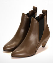 Anonymous Copenhagen Rikley leather boot - dark taupe
