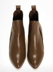 Anonymous Copenhagen Rikley leather boot - dark taupe