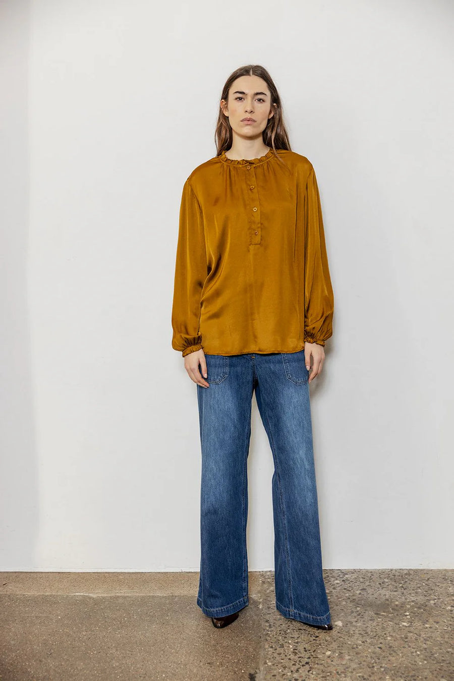 Project AJ117 Darling wide leg jean