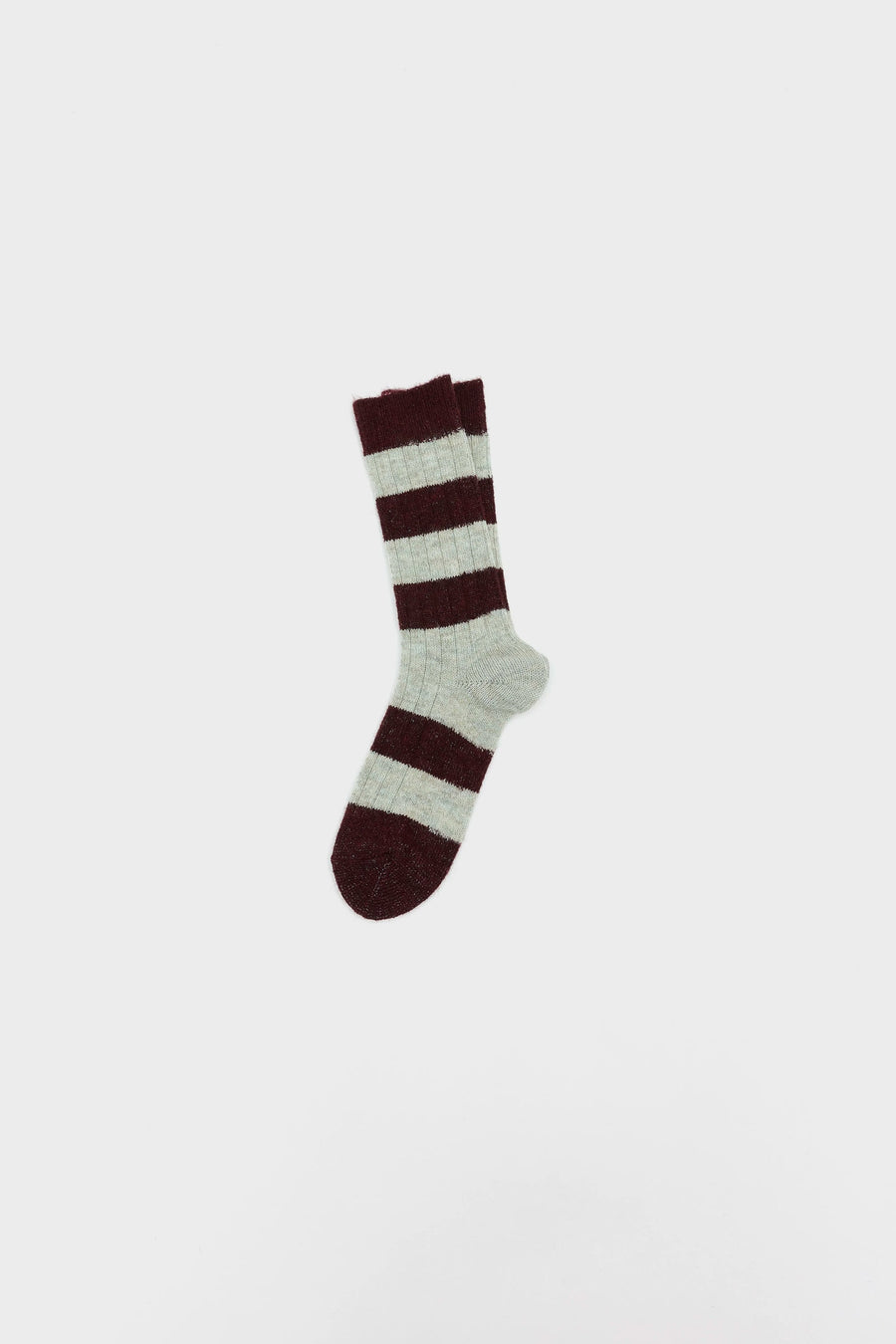Bellerose Bineau striped socks - wine
