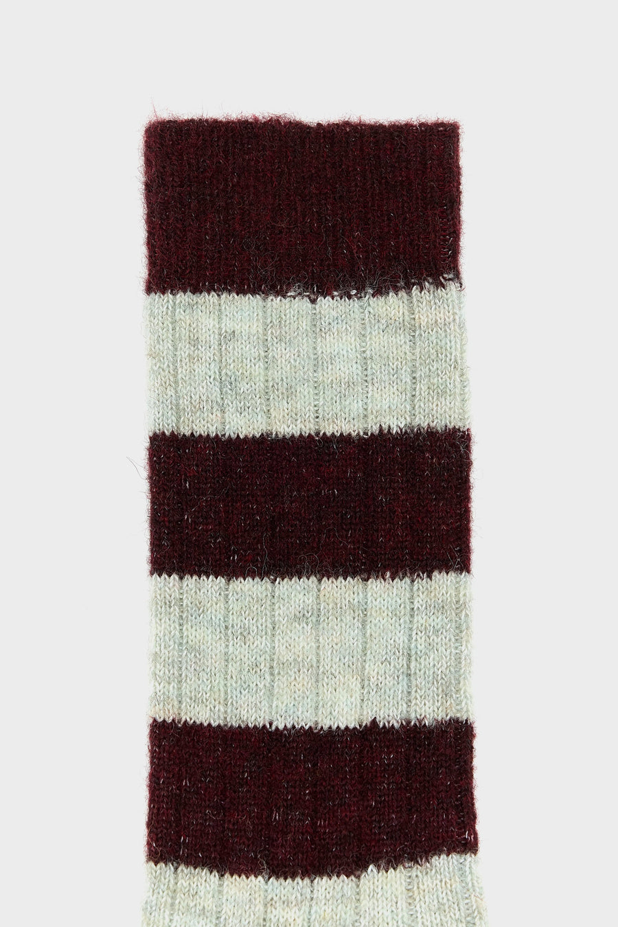 Bellerose Bineau striped socks - wine
