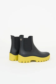 Tanta Prahara rubber boot - black / yellow