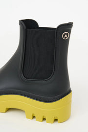 Tanta Prahara rubber boot - black / yellow