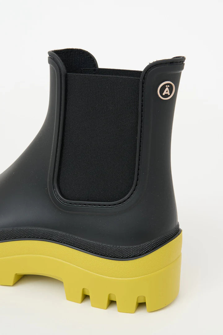 Tanta Prahara rubber boot - black / yellow