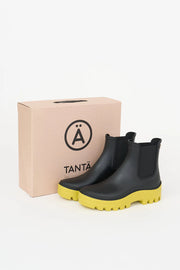 Tanta Prahara rubber boot - black / yellow