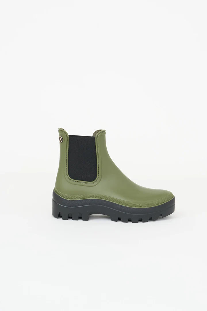Tanta Prahara rubber boot - green / black