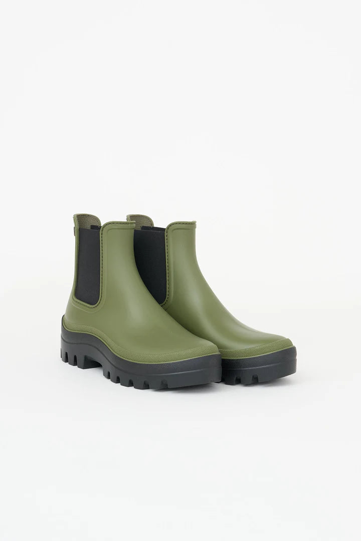 Tanta Prahara rubber boot - green / black