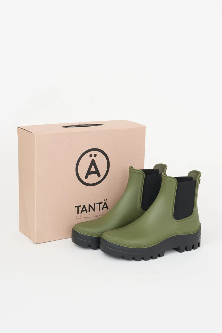 Tanta Prahara rubber boot - green / black