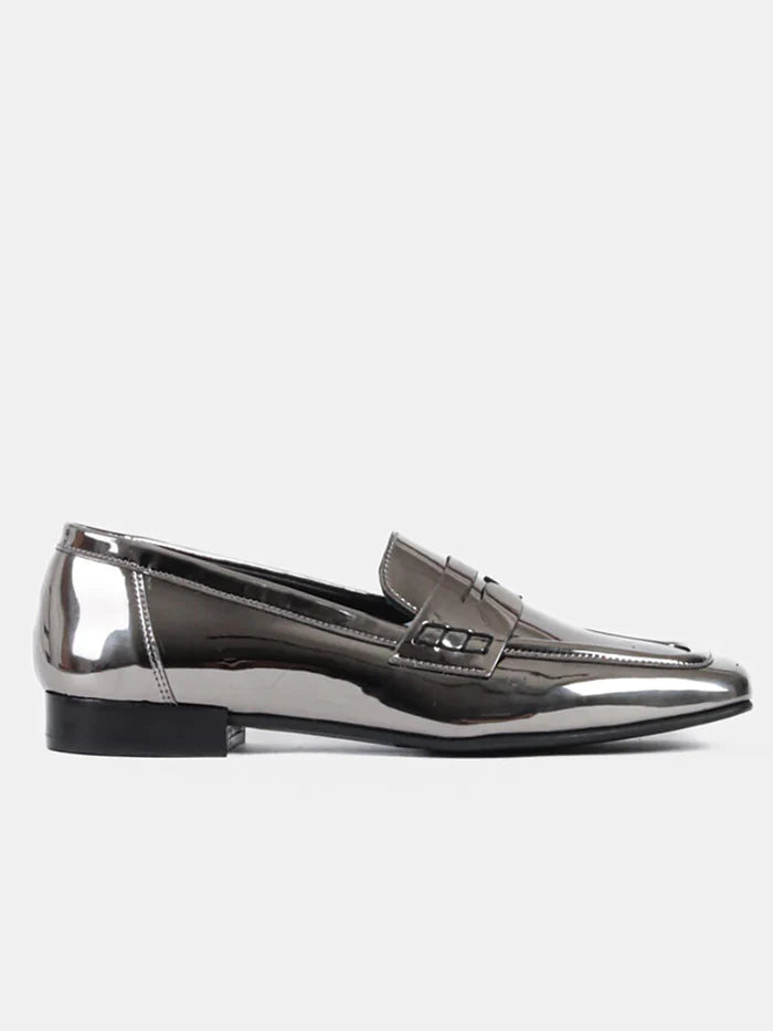 Bukela Marmo loafer shoe - silver