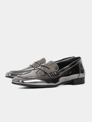 Bukela Marmo loafer shoe - silver