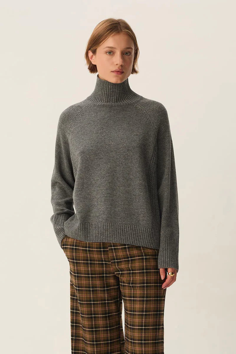 Des Petits Hauts Aramis roll neck jumper - grey