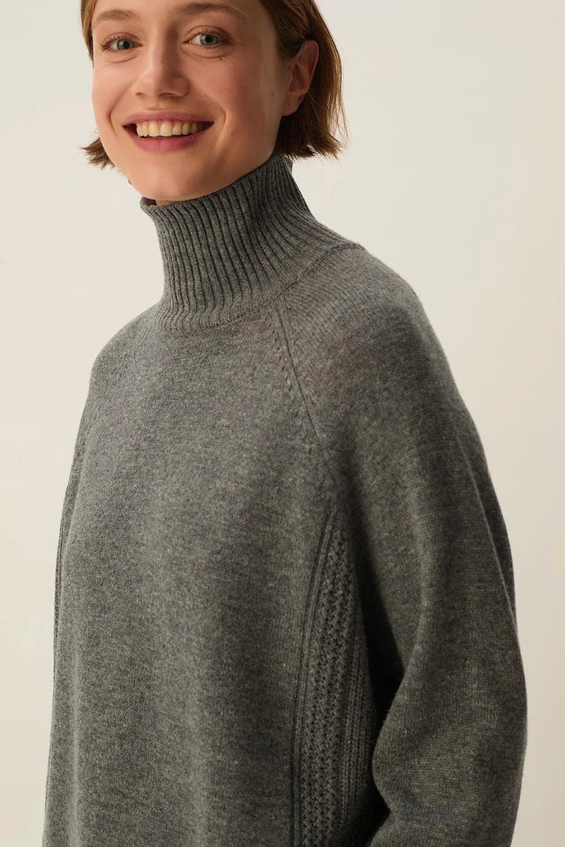 Des Petits Hauts Aramis roll neck jumper - grey