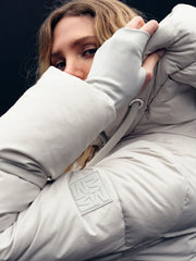 Mos mosh Ollie Terma long coat - glacier Grey