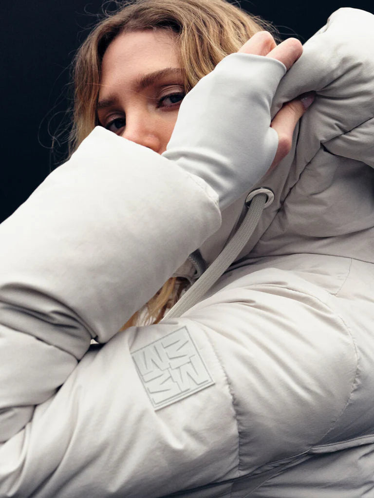 Mos mosh Ollie Terma long coat - glacier Grey