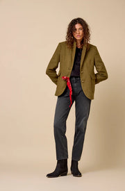 Five Jeans Vania wool blazer - forest
