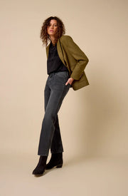 Five Jeans Vania wool blazer - forest