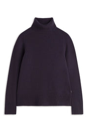 Ecoalf Caqui roll neck jumper - blueberry