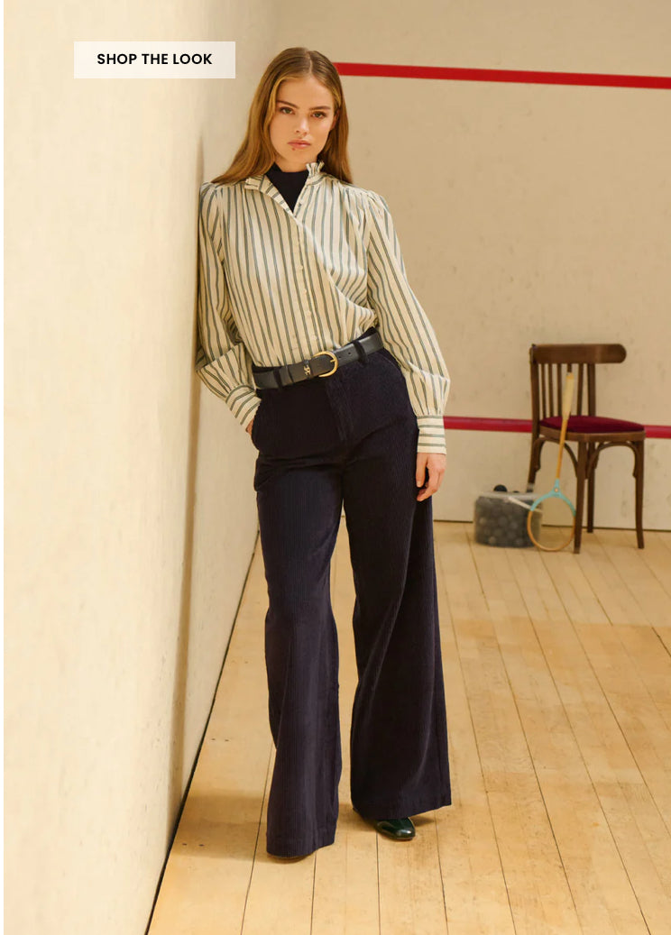 Petite Mendigote Pedro cord trousers - navy