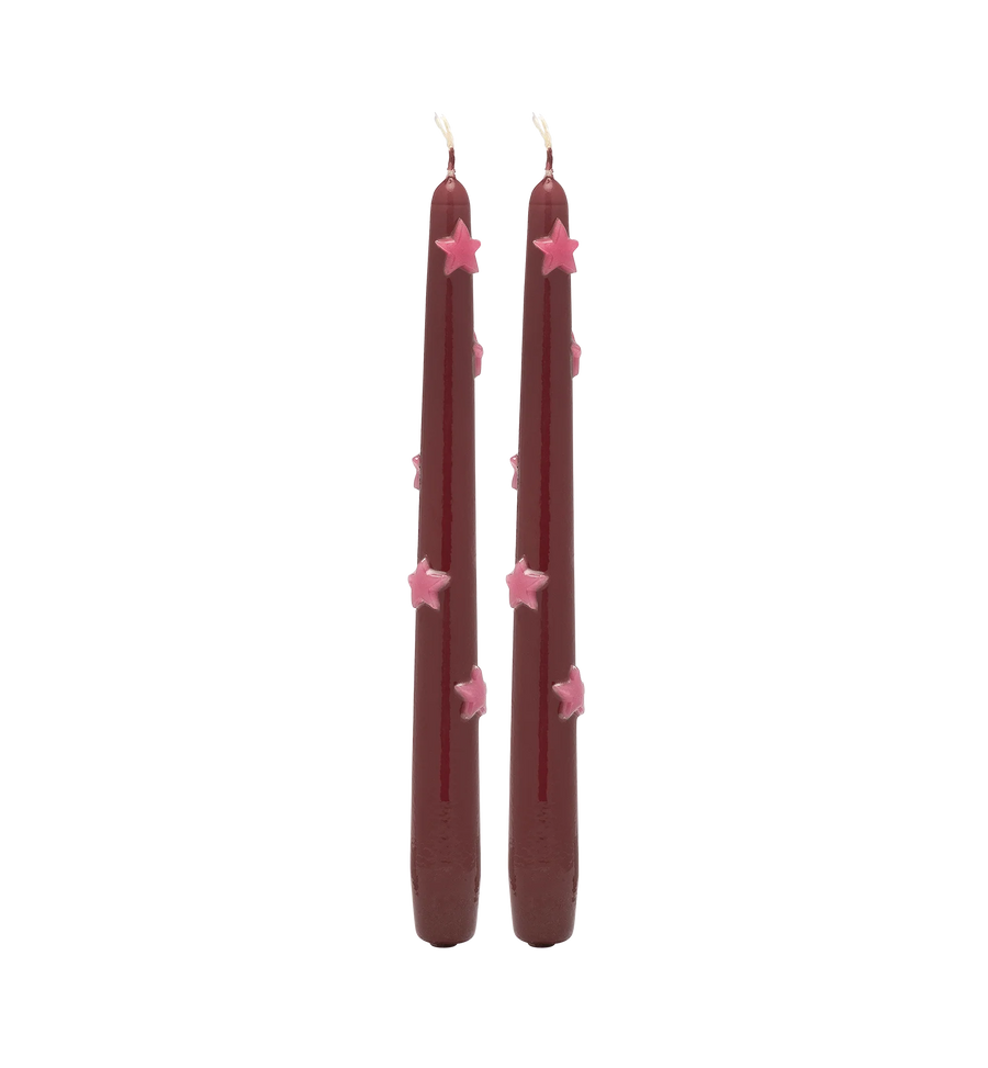 anna + nina Noel Night stars 2 pack candles