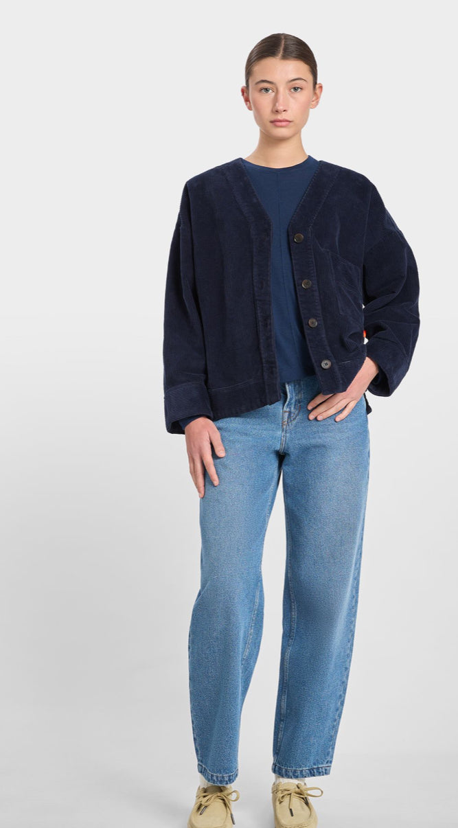 Loreak Iguria cord jacket - navy