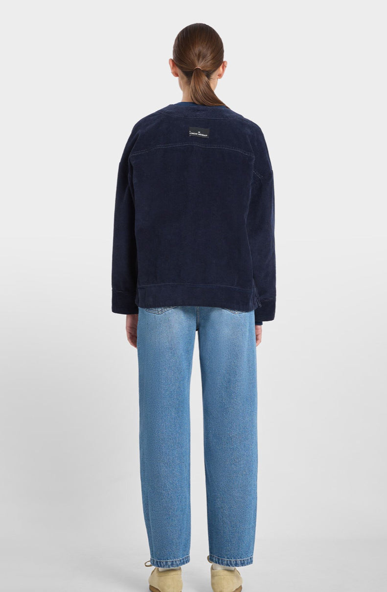 Loreak Iguria cord jacket - navy