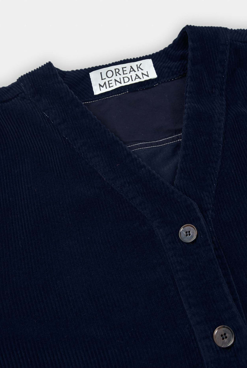Loreak Iguria cord jacket - navy