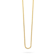 Talis snake chain gold necklace - long