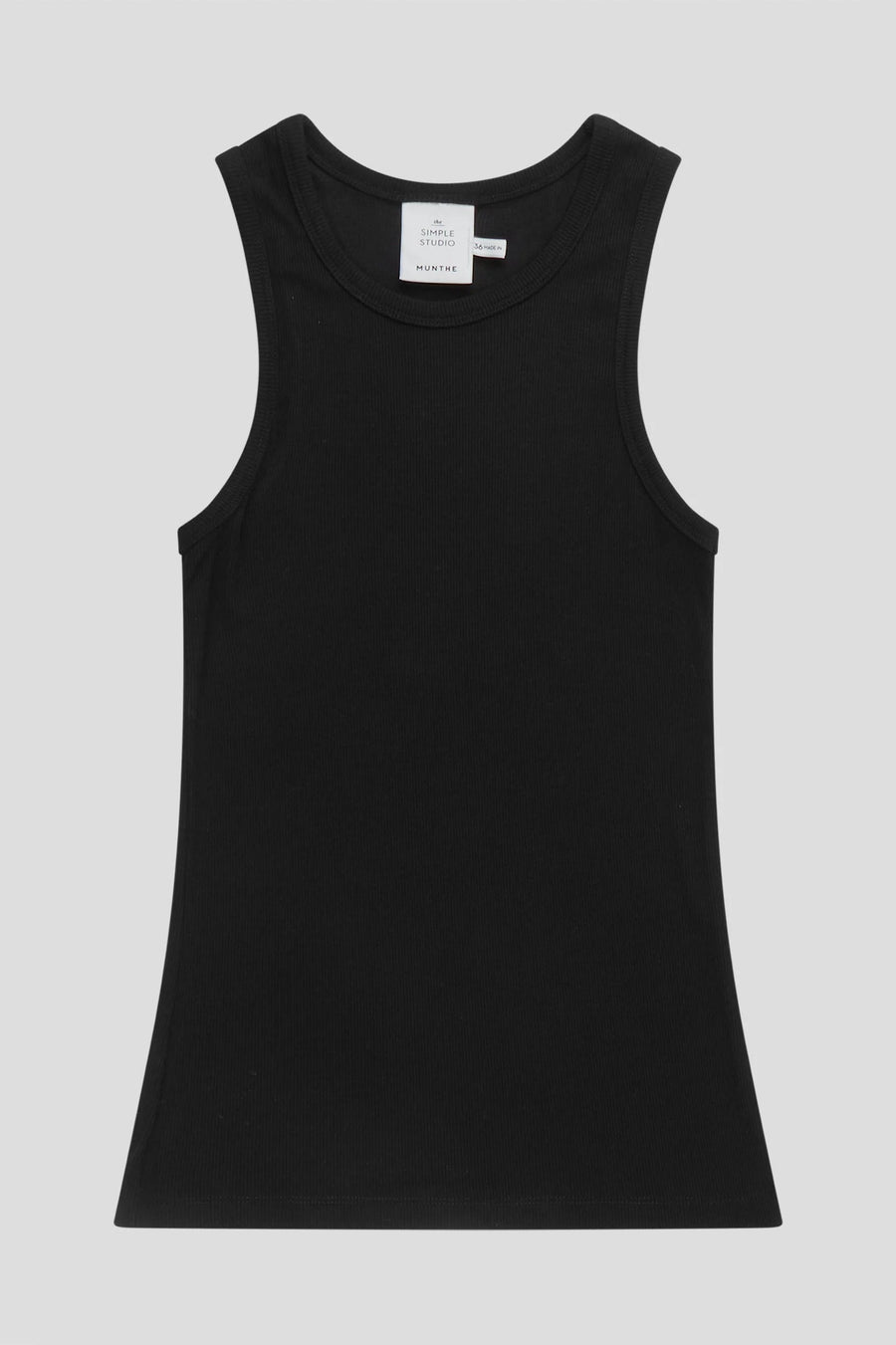 Munthe Peach jersey tank - black