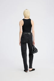 Munthe Peach jersey tank - black