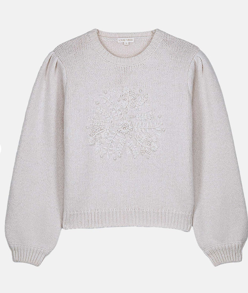 Louise Misha Emine jumper - winter white