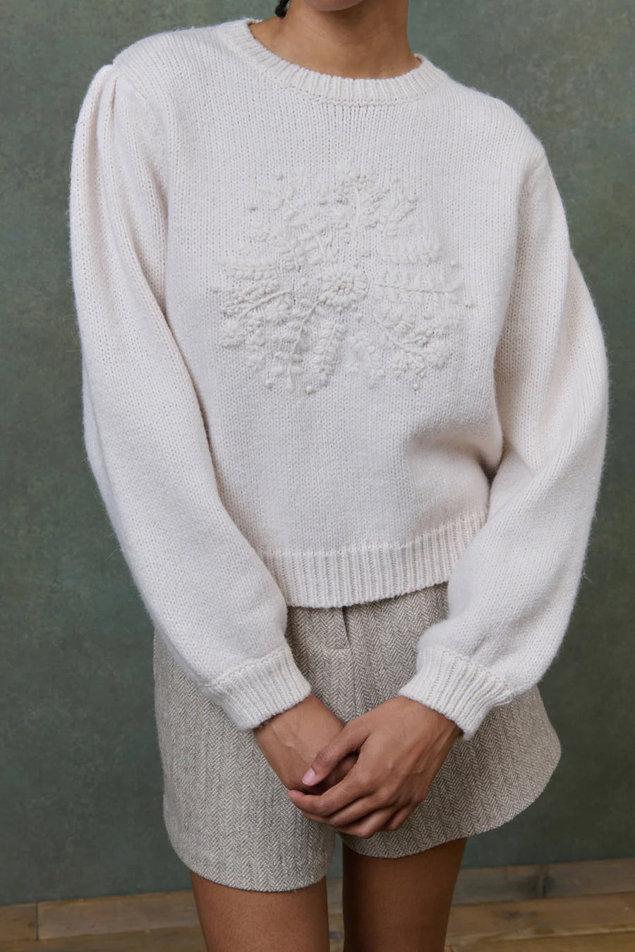 Louise Misha Emine jumper - winter white