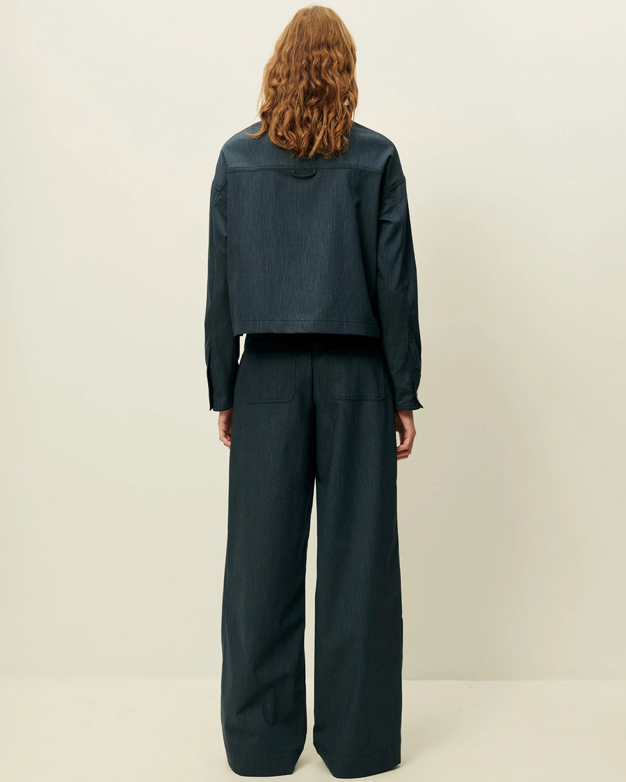 Sessun Manhatti trouser - worker blue
