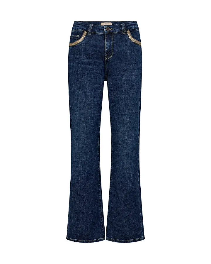 Mos mosh Cecilia Perla jean - mid blue