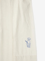 Bobo Choses ecru cocoon trousers - off white