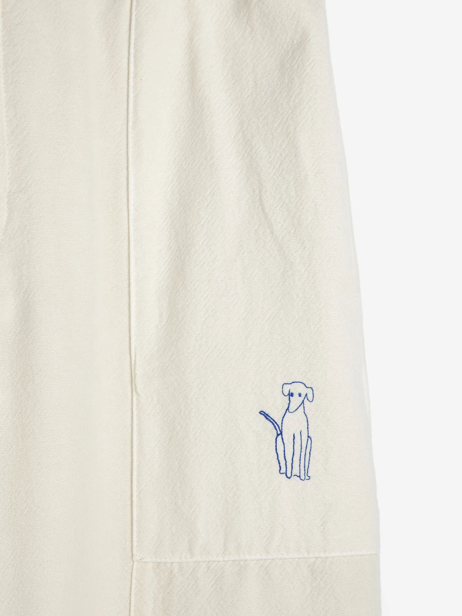 Bobo Choses ecru cocoon trousers - off white