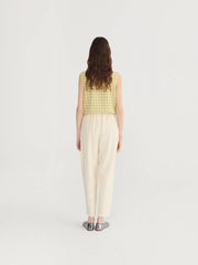 Bobo Choses ecru cocoon trousers - off white