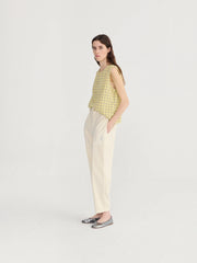 Bobo Choses ecru cocoon trousers - off white