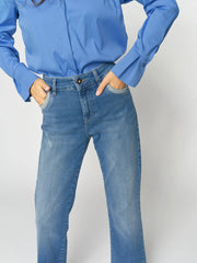 Mos mosh Cecilia Perla jean - mid blue