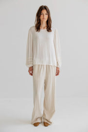 Project AJ117 Unica relaxed trouser - ecru