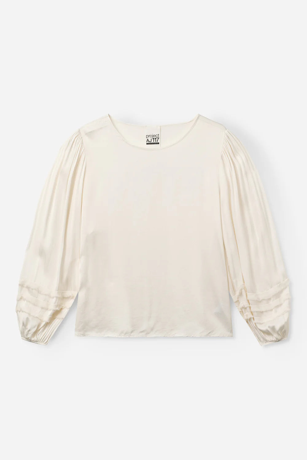 Project AJ117 Rebekka long sleeved top - chalk