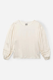 Project AJ117 Rebekka long sleeved top - chalk