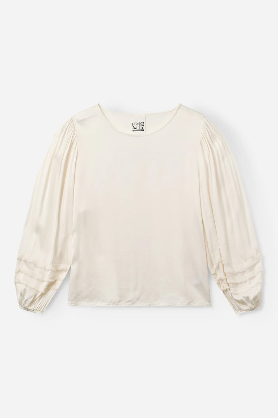 Project AJ117 Rebekka long sleeved top - chalk