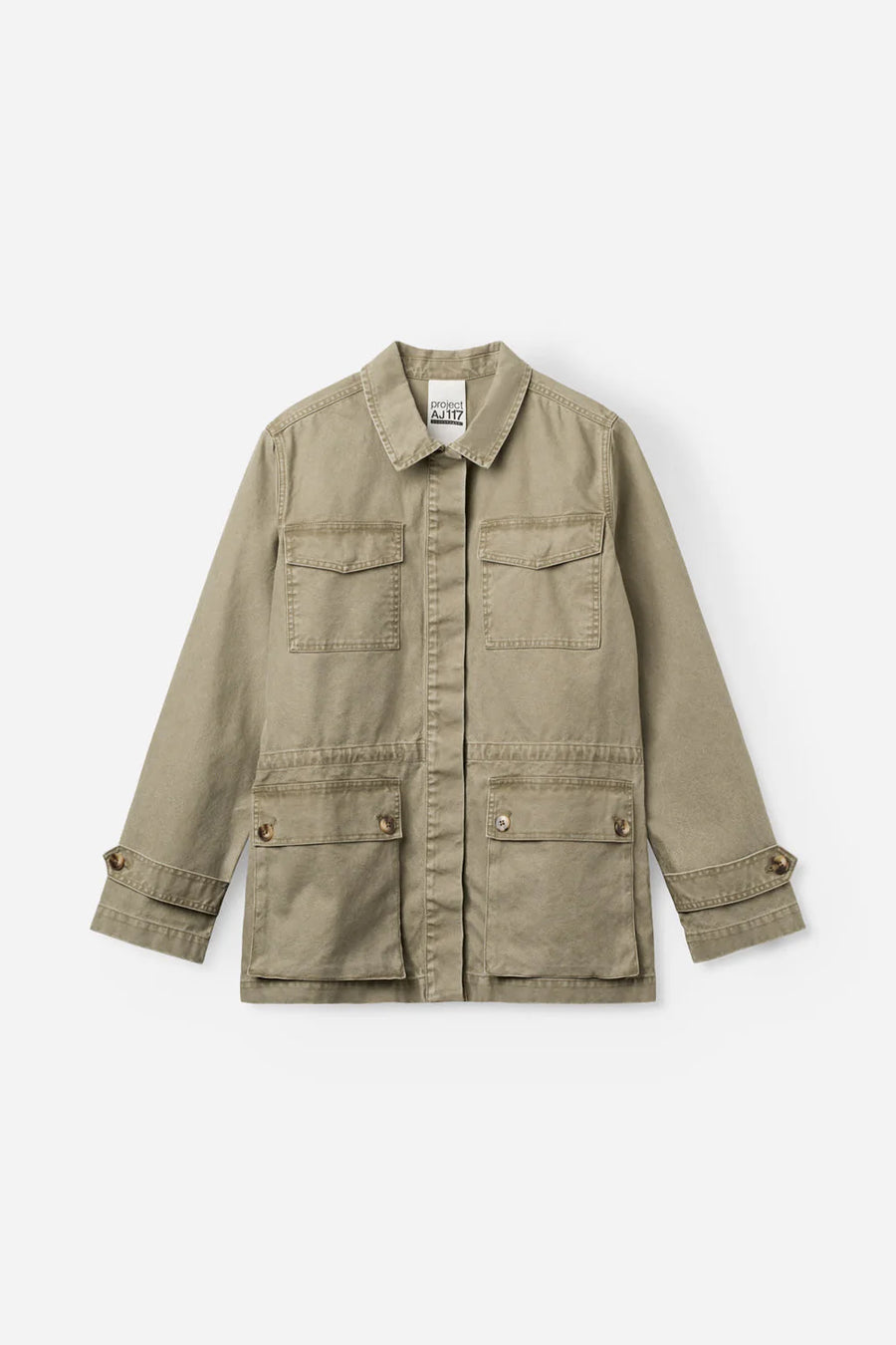Project AJ117 Barker utility jacket - moss