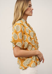 0039 Italy Daisy poplin blouse