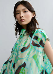 Psophia botanic soft print top