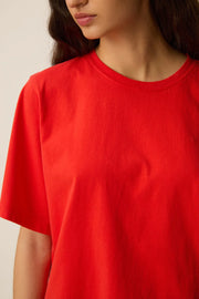 Des Petits Hauts Jerry Homard t shirt - lobster red
