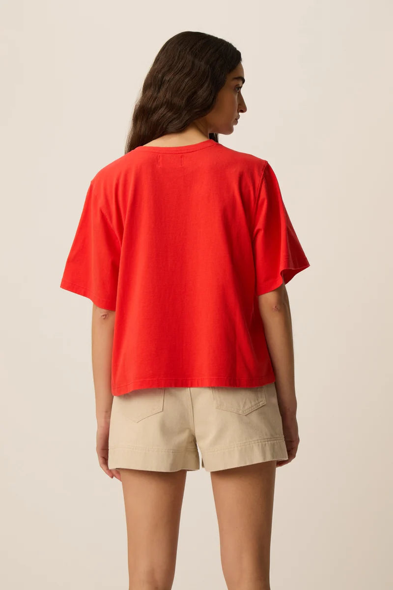 Des Petits Hauts Jerry Homard t shirt - lobster red