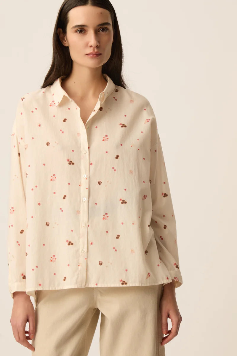 Des Petits Hauts sparky crabbie printed shirt